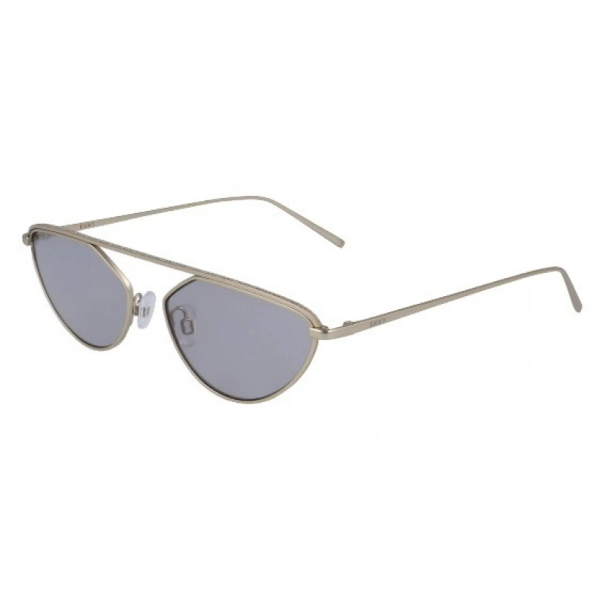 Dkny Women's Sunglasses - Gold Metal Cat Eye Frame Purple Lens | DKNY DK109S 717