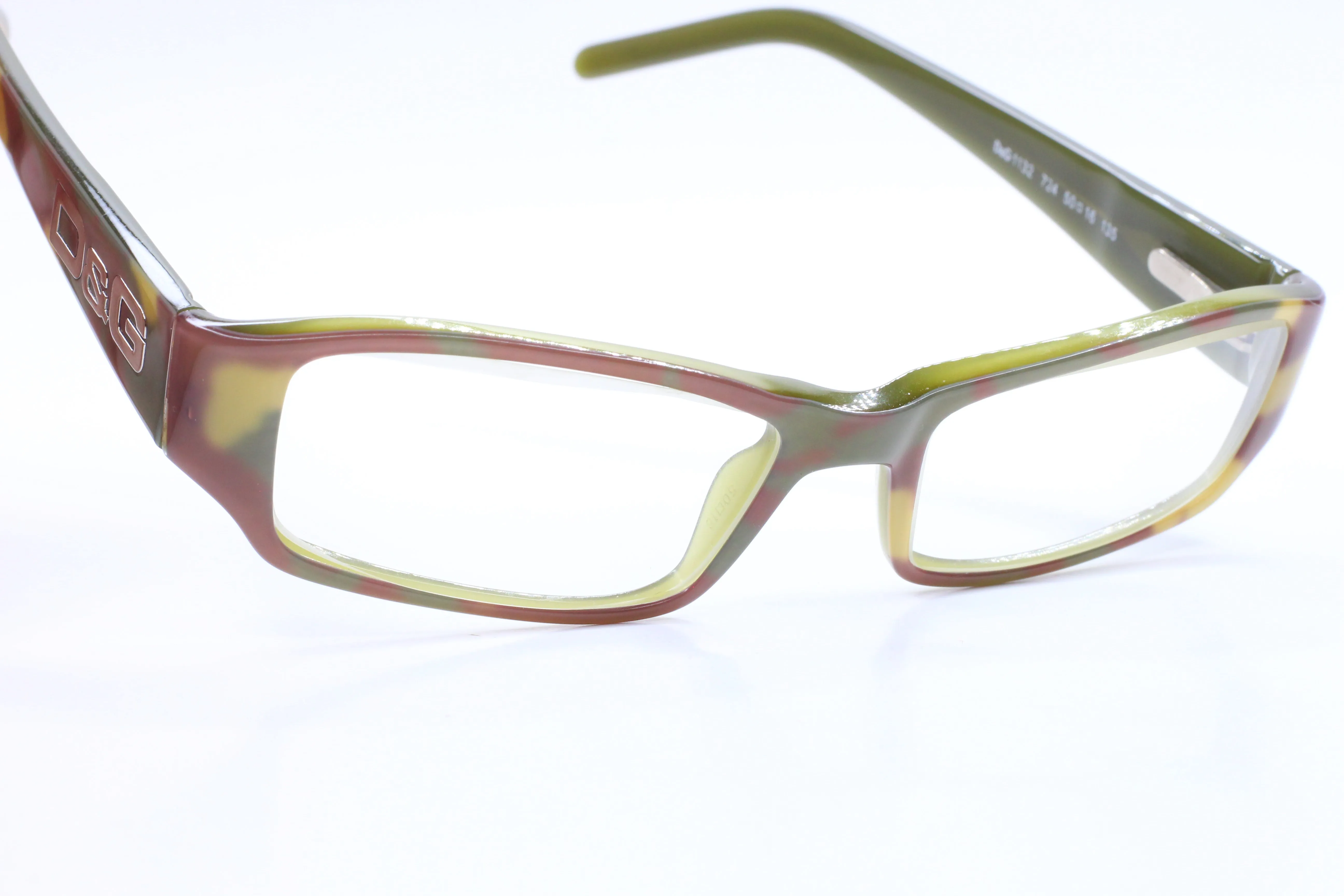 Dolce & Gabbana DG1132 724 Camouflage Acetate Designer Eyeglasses