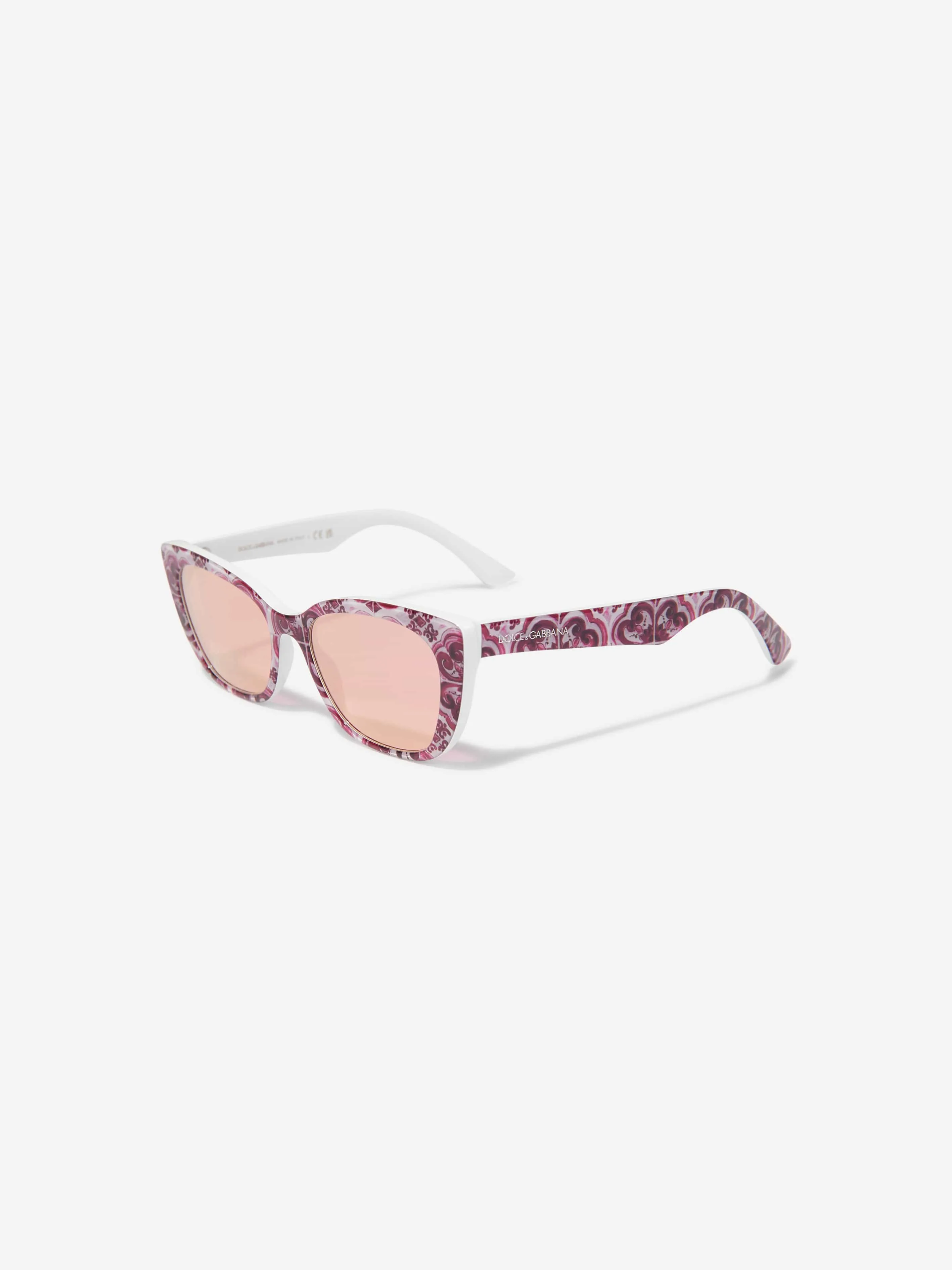 Dolce & Gabbana Girls Acetate Sunglasses in Pink