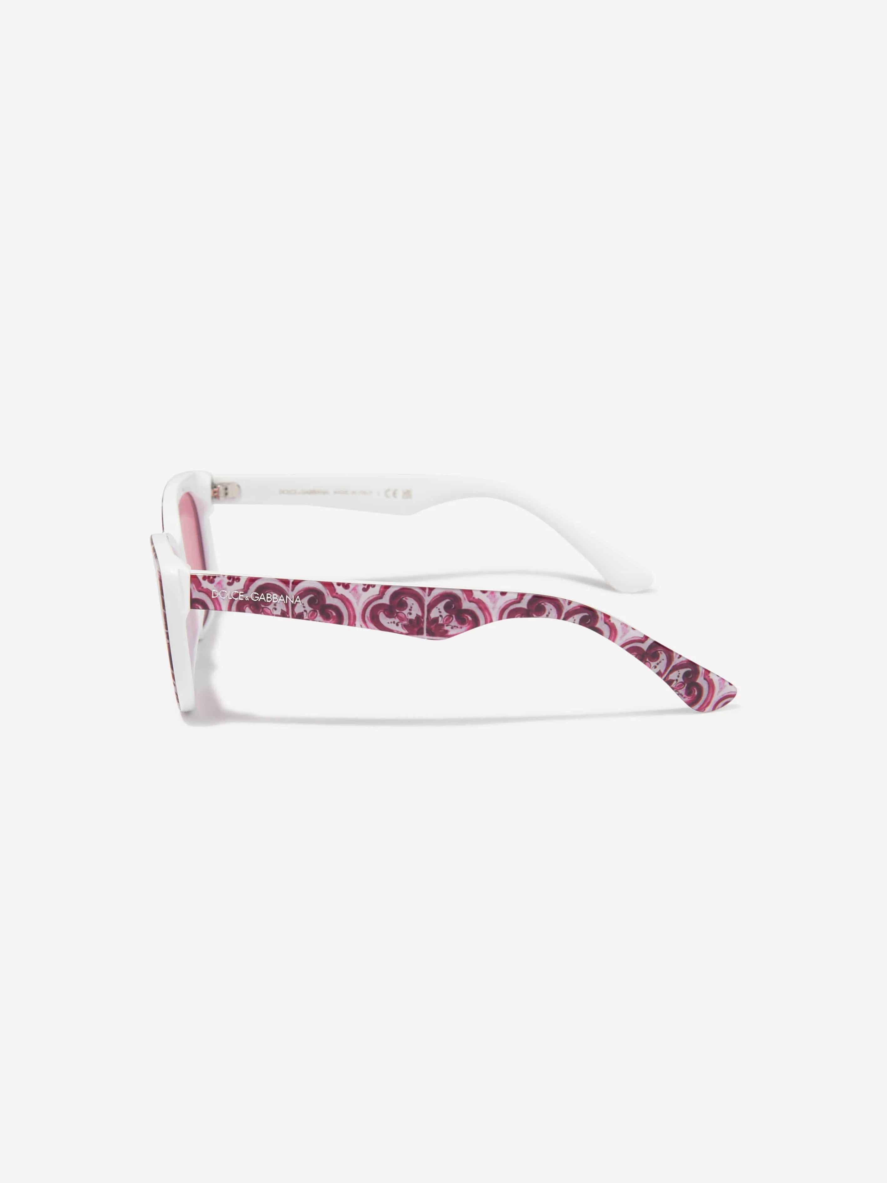 Dolce & Gabbana Girls Acetate Sunglasses in Pink