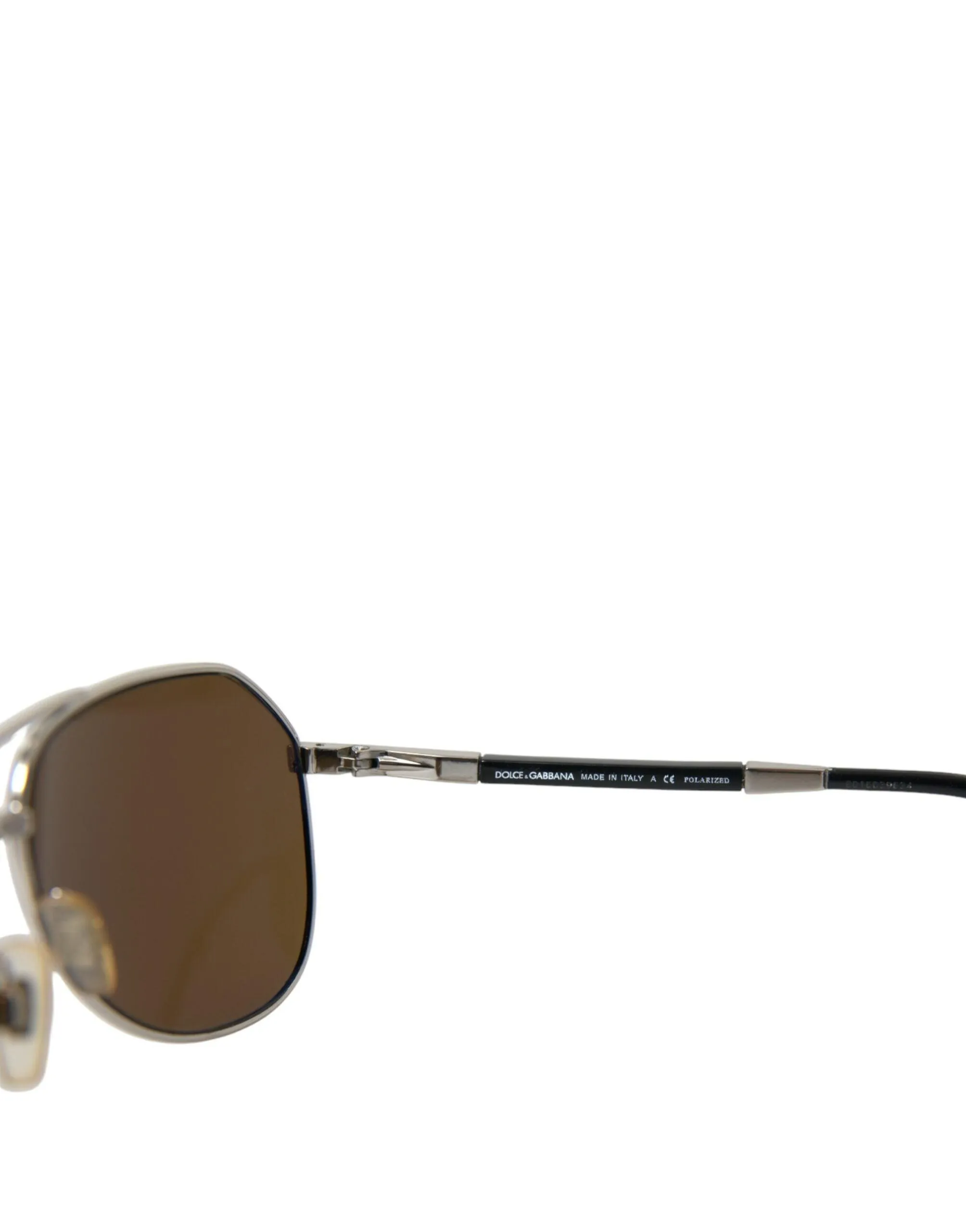 Dolce & Gabbana Silver Trim Full Rim Men's Sunglasses
