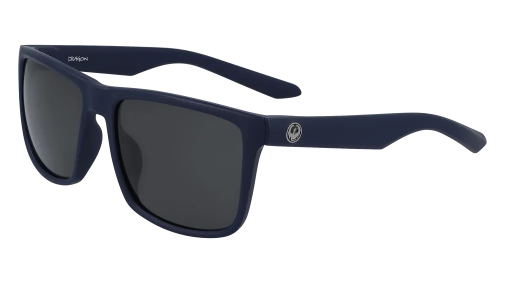 Dragon Alliance Meridien LL Sunglasses, Matte Navy Frame LL Smoke Lens