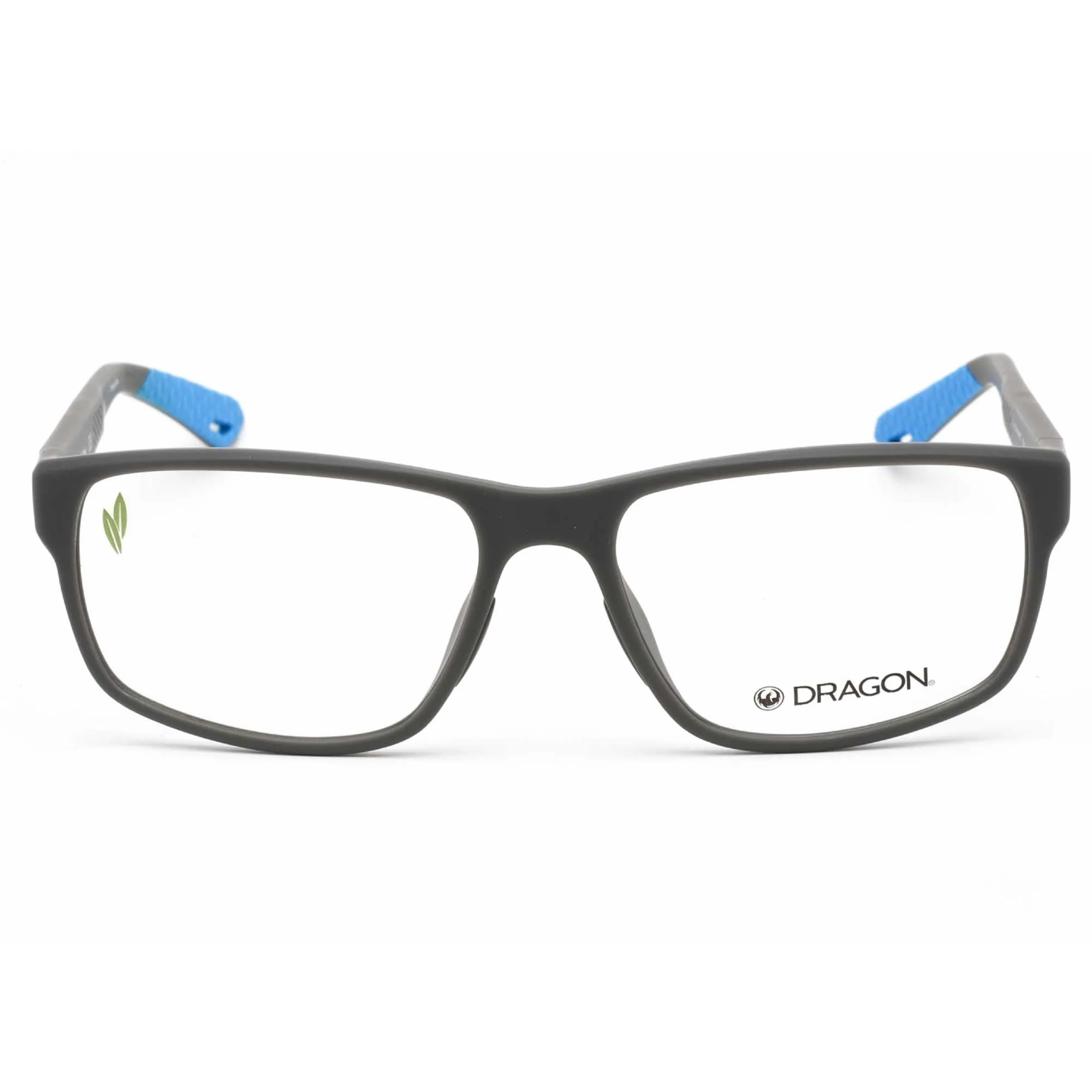 Dragon Women's Eyeglasses - Matte Grey Full Rim Frame Clear Demo Lens | DR5001 020