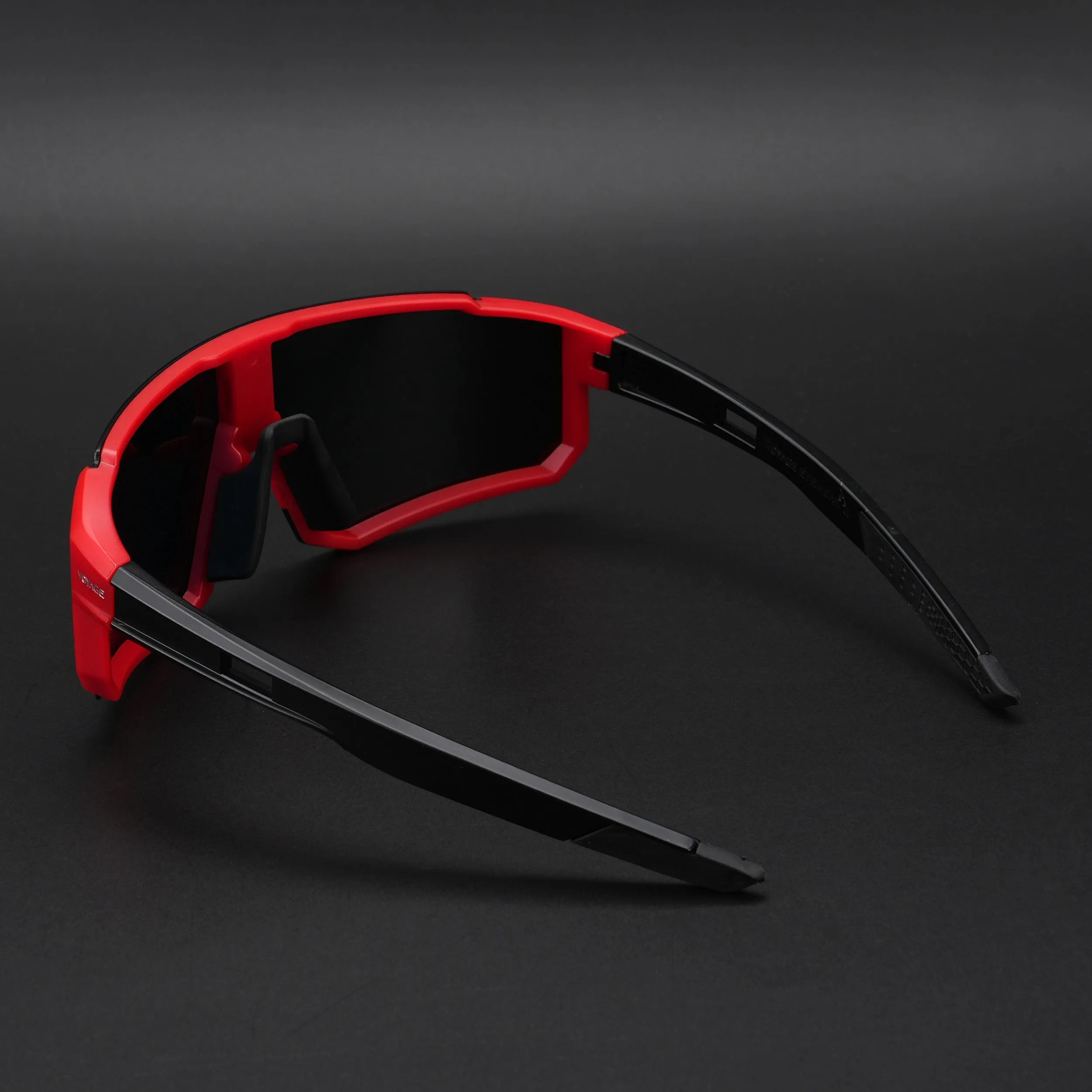 Drift Polarized Sunglasses (Multicolor Lens | Red Frame - PMG5597)