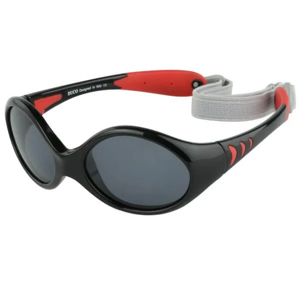 Duco Baby Sunglasses for Baby & Toddler, Strap and Case Included, Ages 0-3 years