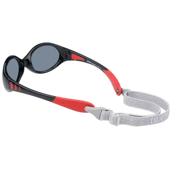 Duco Baby Sunglasses for Baby & Toddler, Strap and Case Included, Ages 0-3 years
