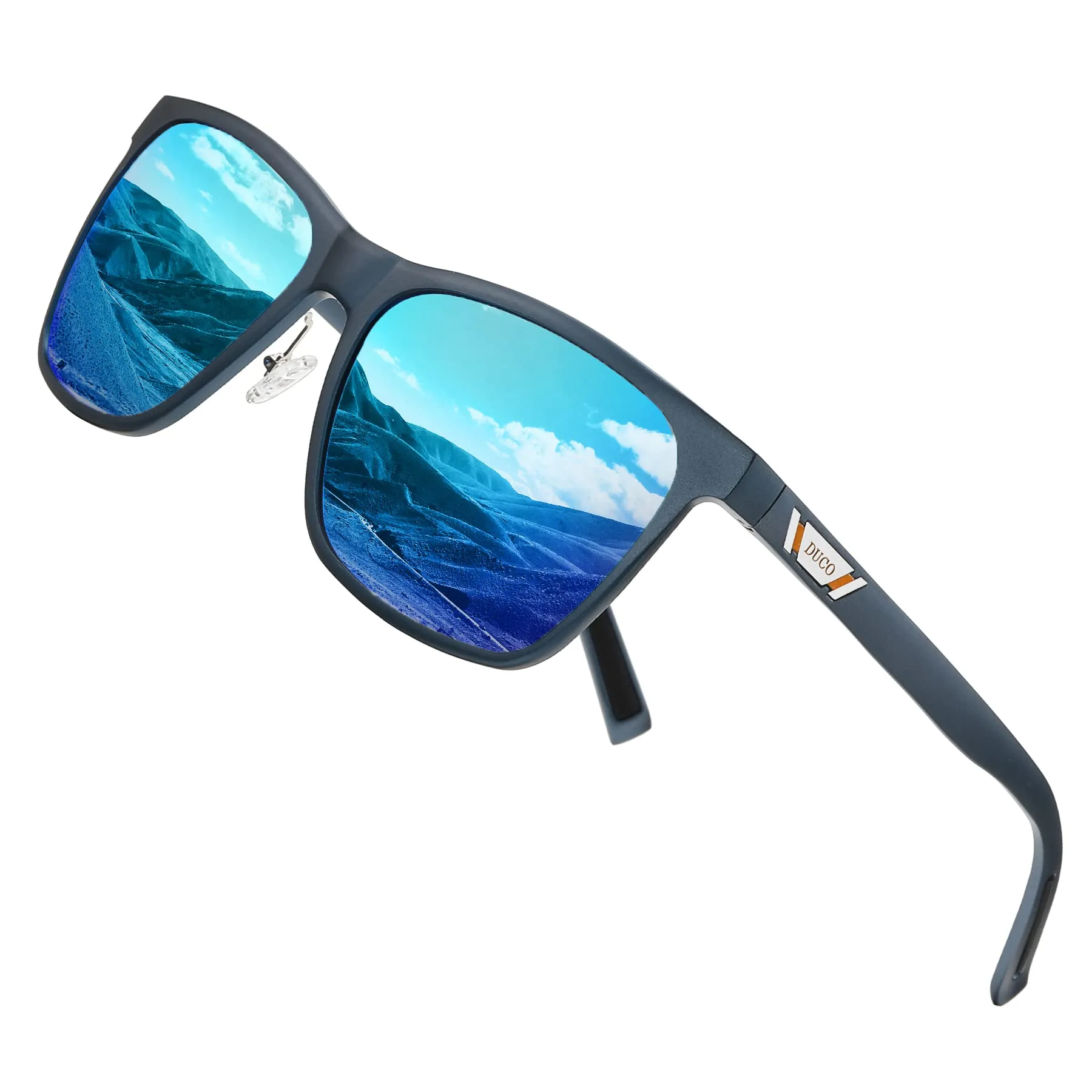 DUCO Men's Metal Classic Driving Polarized Sunglasses 3029H