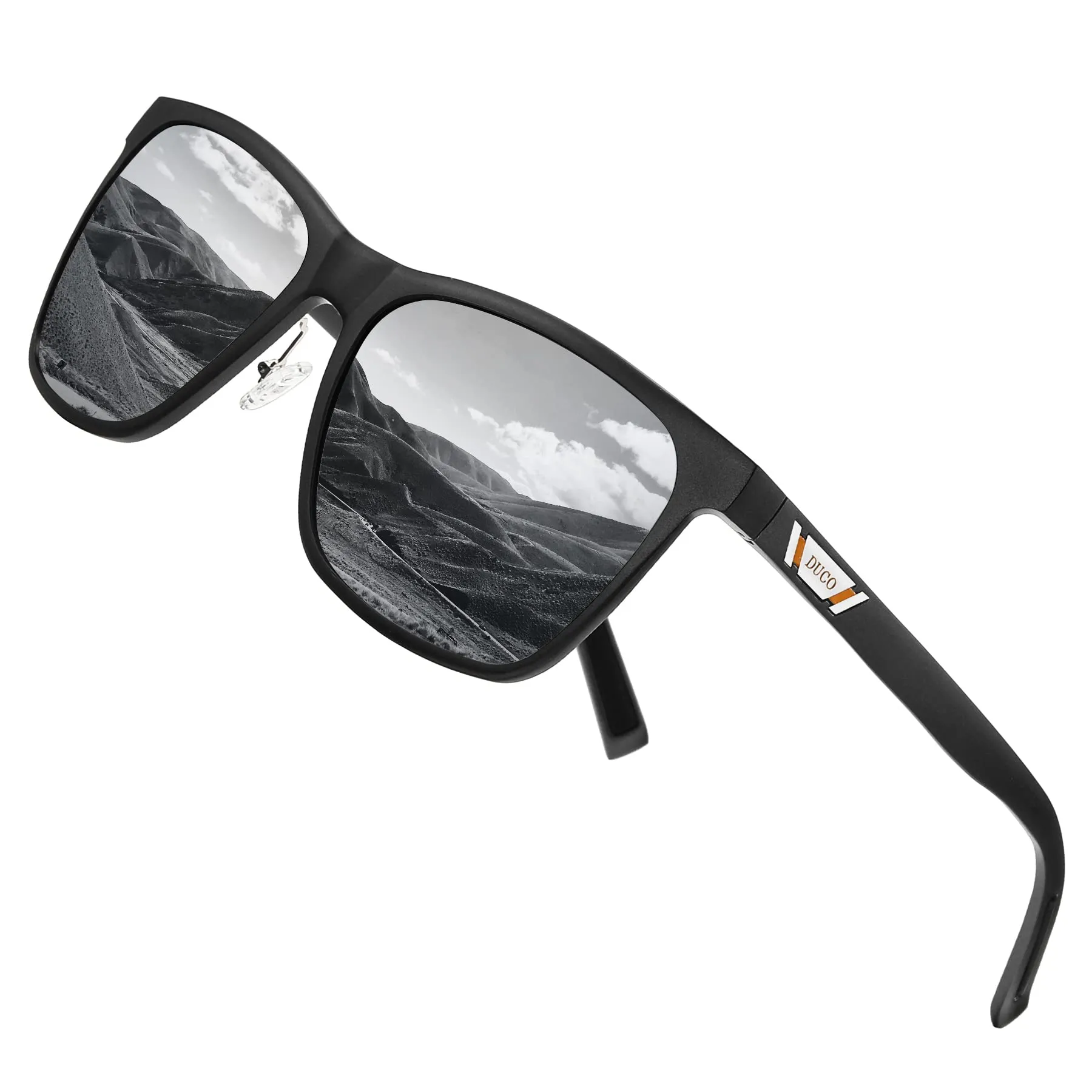 DUCO Men's Metal Classic Driving Polarized Sunglasses 3029H