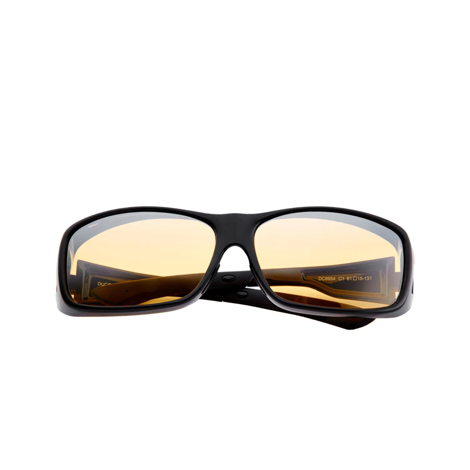 Duco Night Vision Glasses for Driving at Dusk Rainy Day Anti Glare Fit Over Wrap Around Eyewear Glasses UV400 Polarized