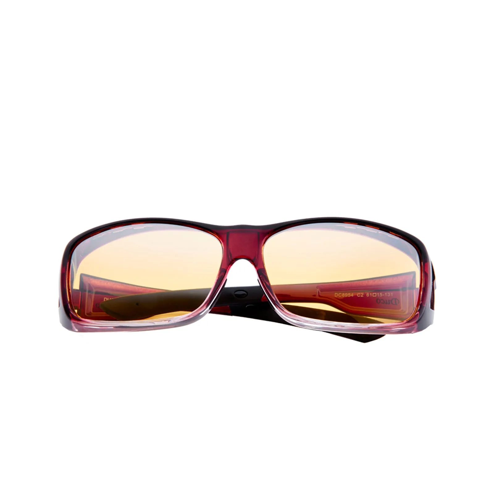 Duco Night Vision Glasses for Driving at Dusk Rainy Day Anti Glare Fit Over Wrap Around Eyewear Glasses UV400 Polarized