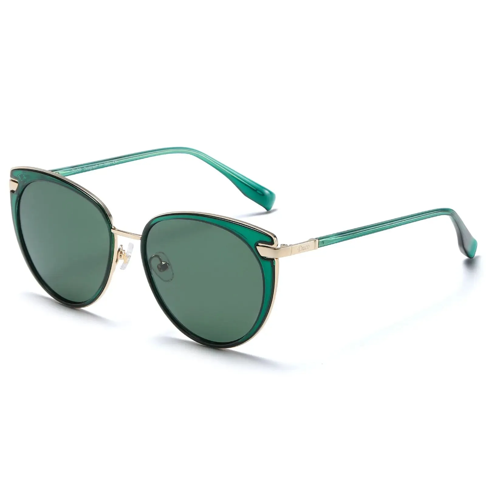 DUCO Oversized Cat Eye Sunglasses Retro Polarized Sun Glasses Designer Shades DC1222