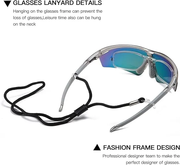 DUCO Polarized Sports Mens Sunglasses for Driving Running Cycling Sun Glasses 0022