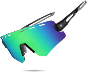 DUCO Polarized Sports Sunglasses for Men Women Driving Cycling Mountain Bike Fishing Running Golf Sun Glasses DC0049