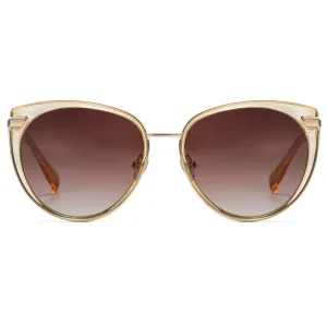 DUCO Retro Designer Sunglasses for Women Polarized UV Protection Sunglasses DC1222