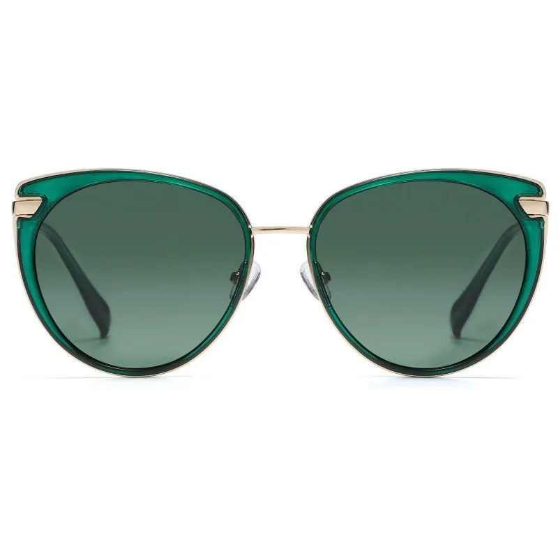 DUCO Retro Designer Sunglasses for Women Polarized UV Protection Sunglasses DC1222