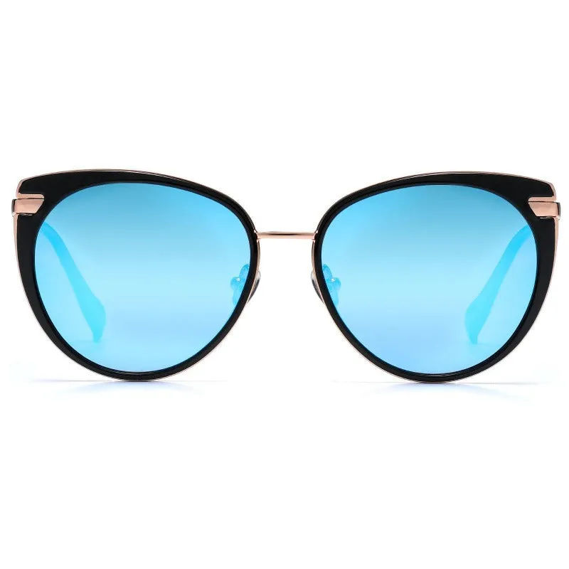 DUCO Retro Designer Sunglasses for Women Polarized UV Protection Sunglasses DC1222
