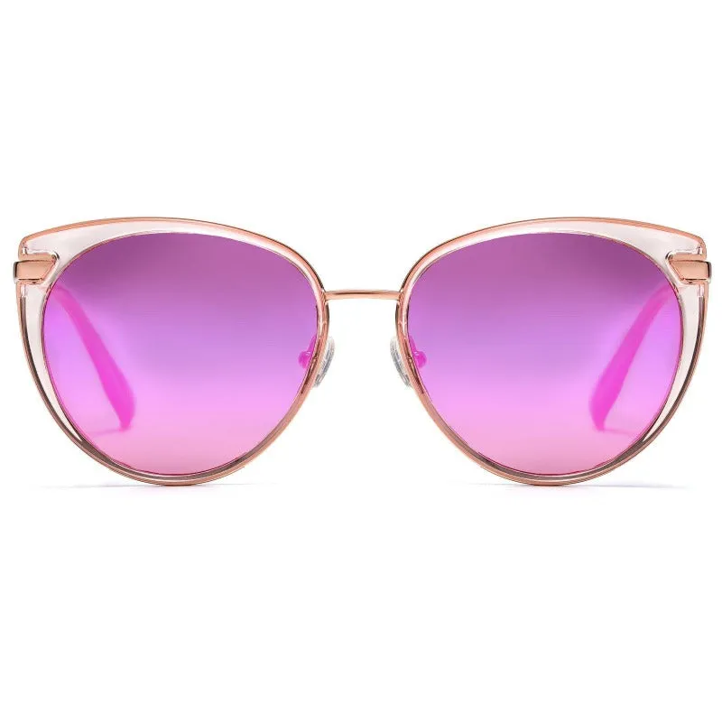 DUCO Retro Designer Sunglasses for Women Polarized UV Protection Sunglasses DC1222