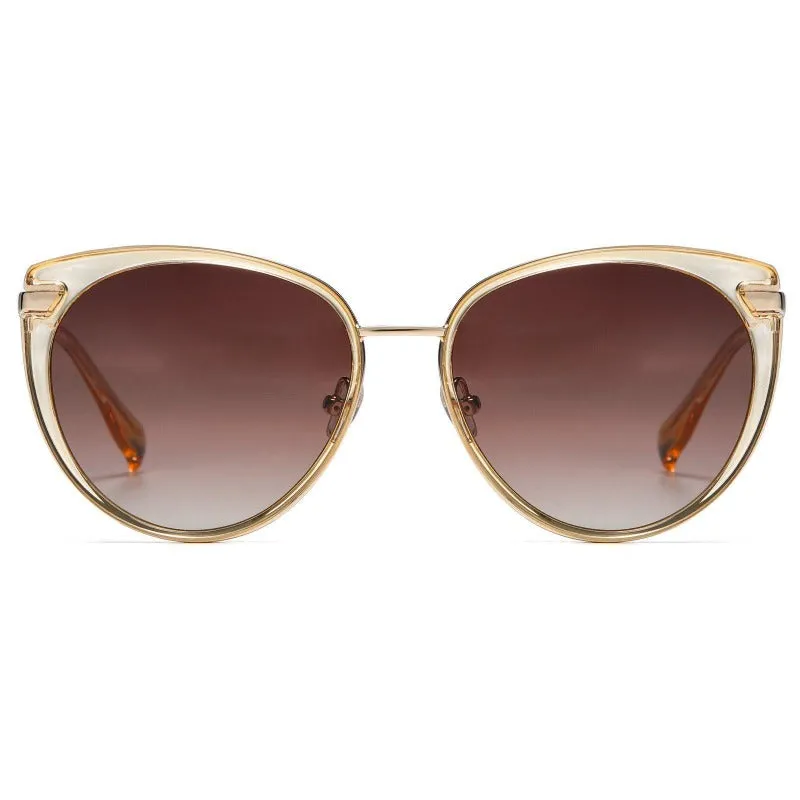 DUCO Retro Designer Sunglasses for Women Polarized UV Protection Sunglasses DC1222
