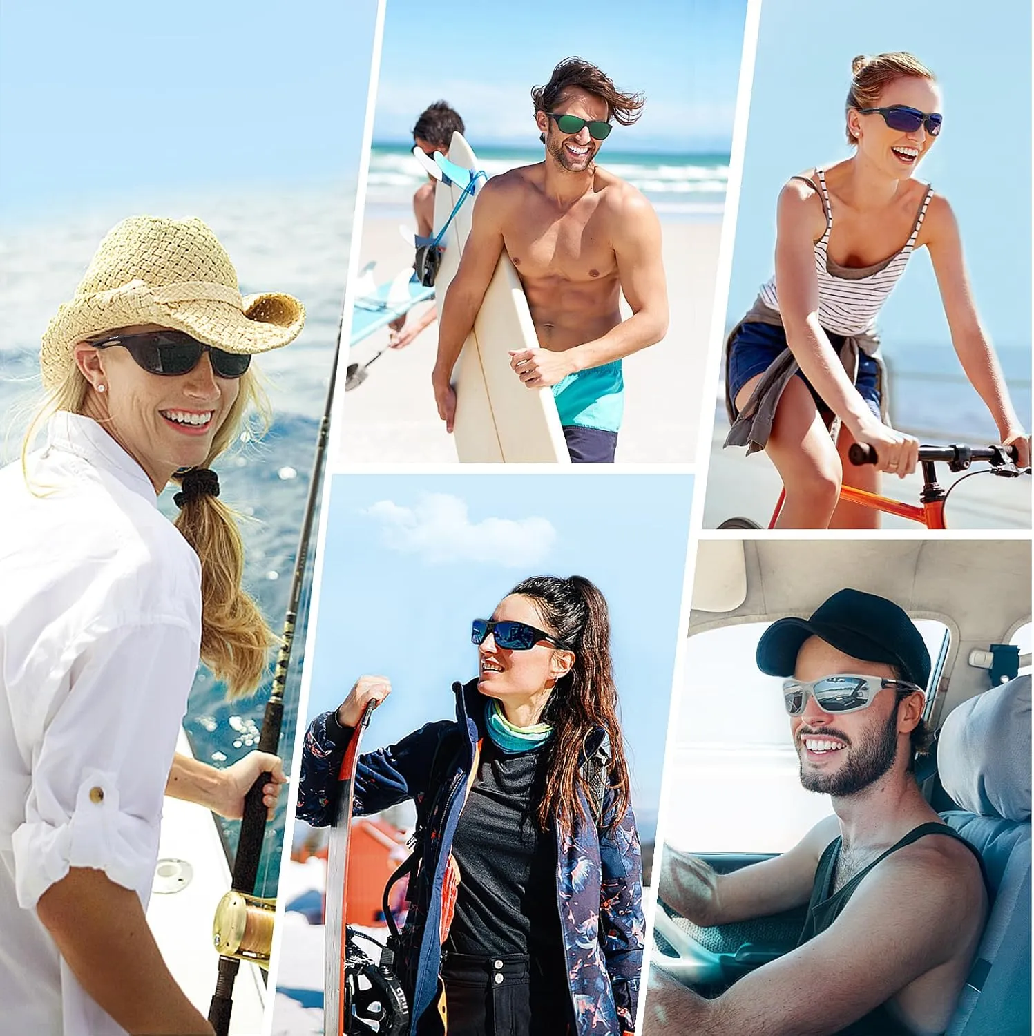 Duduma Polarized Sports Sunglasses for Men Women Running Cycling Fishing Golf Driving Shades Sun Glasses Tr90