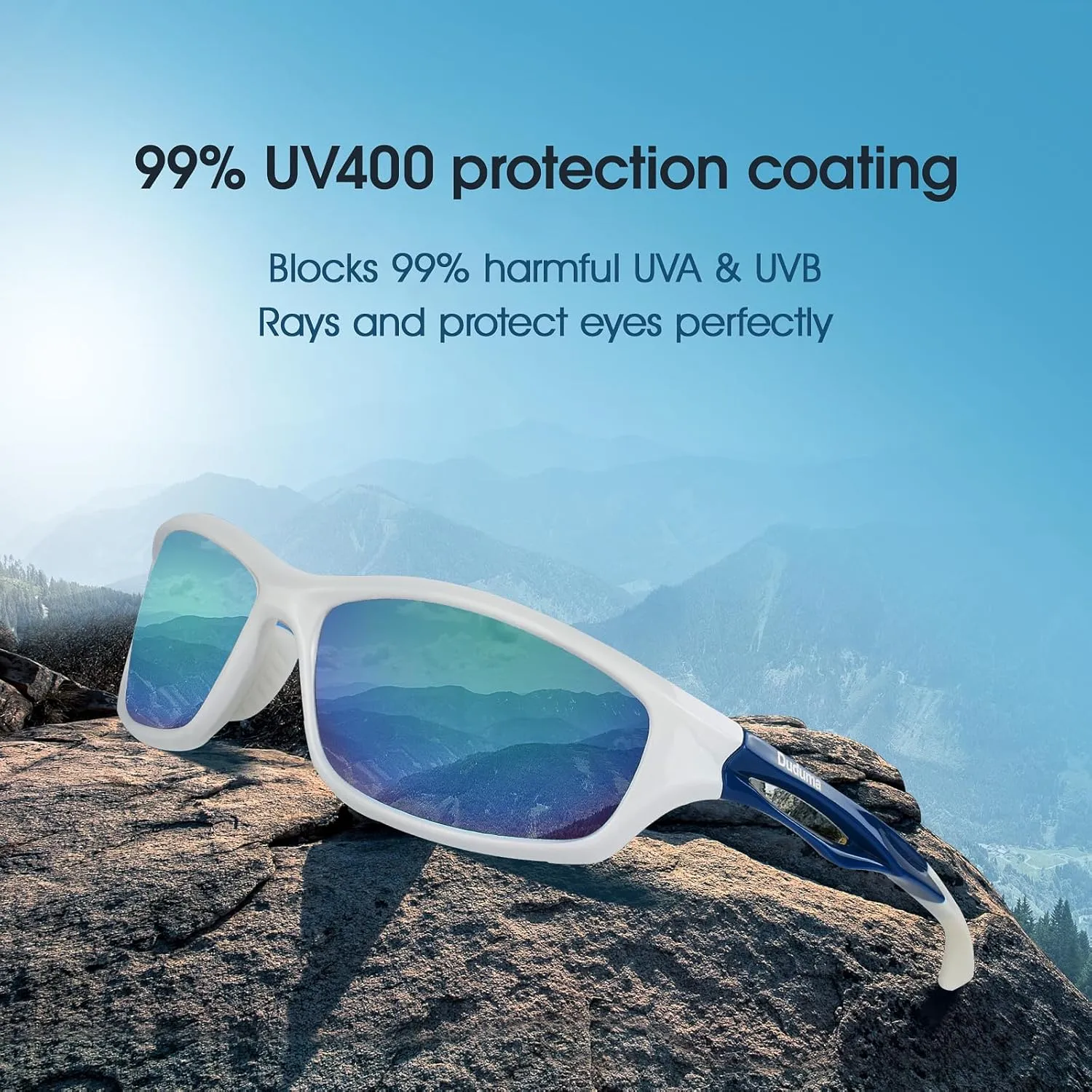 Duduma Polarized Sports Sunglasses for Men Women Running Cycling Fishing Golf Driving Shades Sun Glasses Tr90