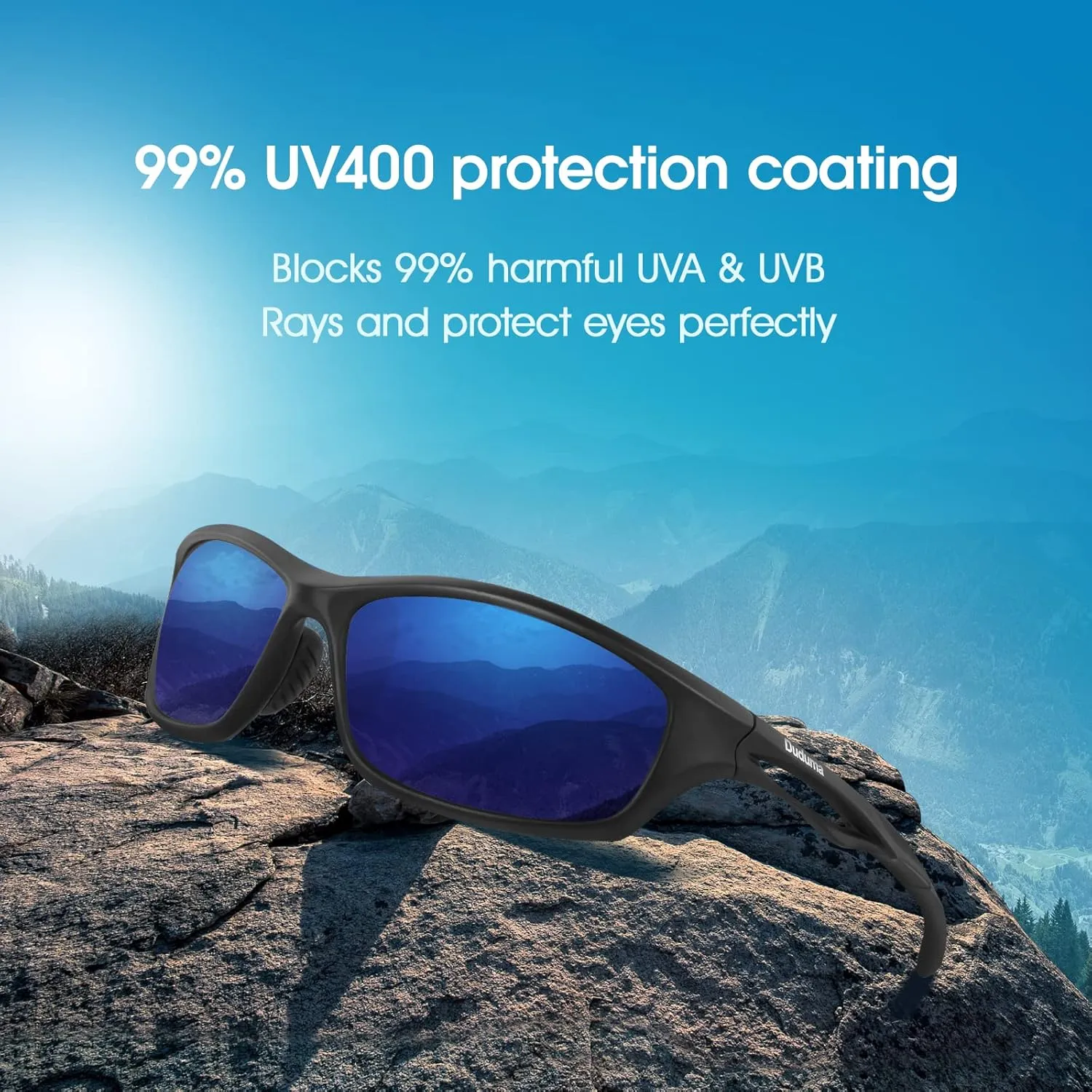 Duduma Polarized Sports Sunglasses for Men Women Running Cycling Fishing Golf Driving Shades Sun Glasses Tr90