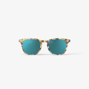 #E Junior Sunglasses (Blue Tortoise Mirror)