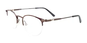 EasyClip EC587 Eyeglasses with Clip-on Sunglasses | Size 48