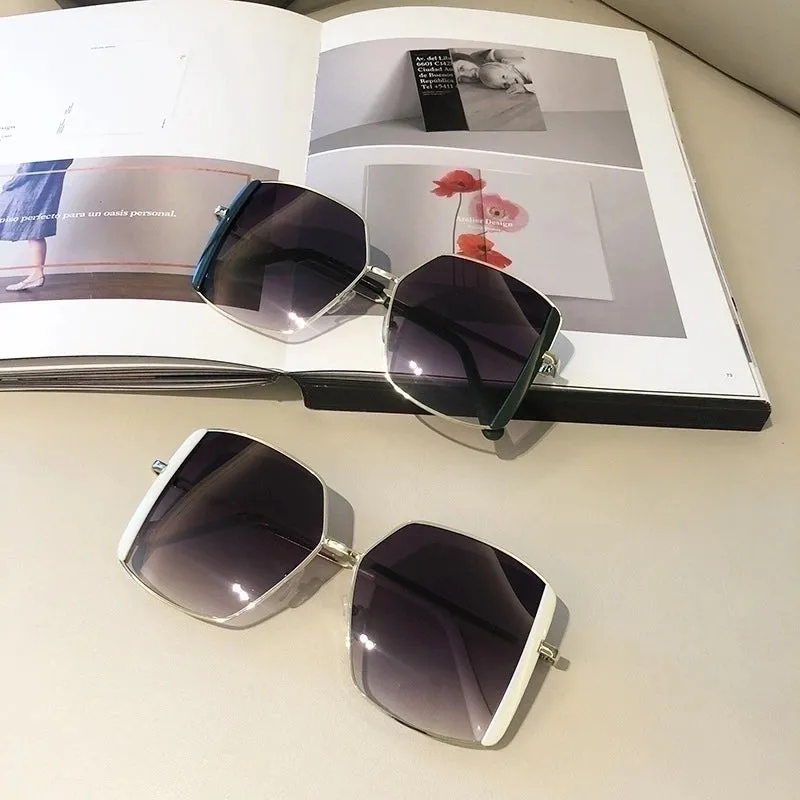 Elegant Glam Retro UV Protection Resin Women's Sunglasses