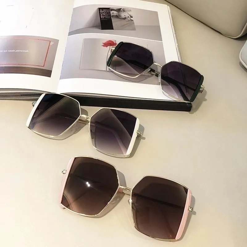 Elegant Glam Retro UV Protection Resin Women's Sunglasses