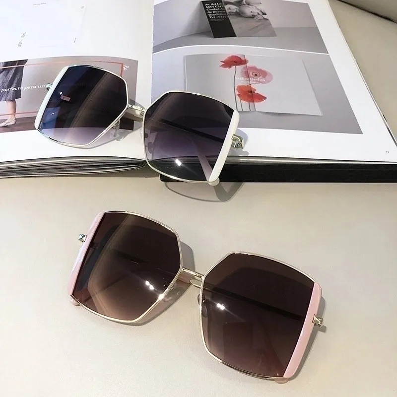 Elegant Glam Retro UV Protection Resin Women's Sunglasses