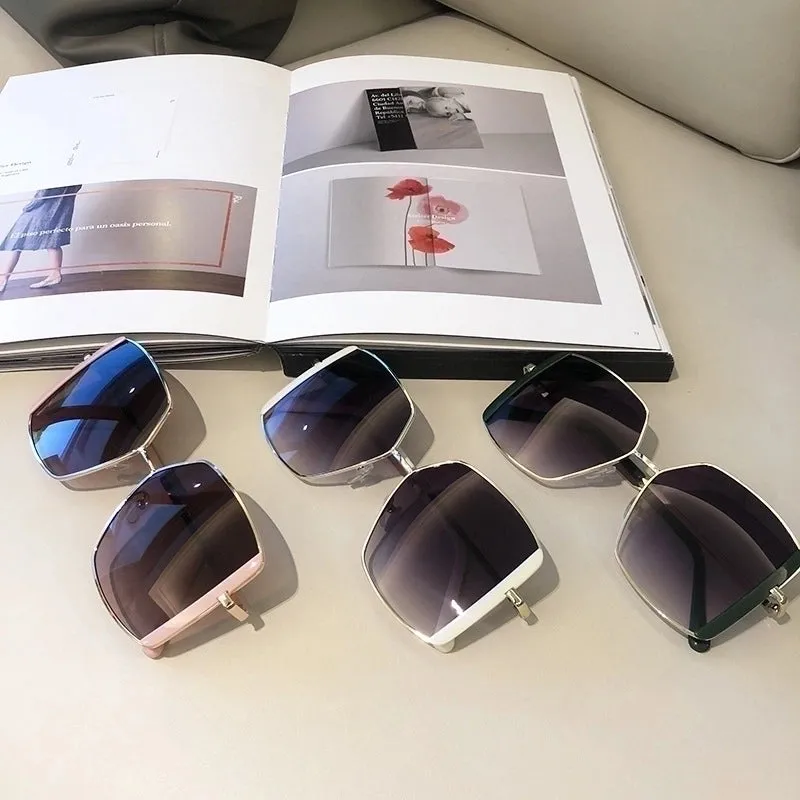 Elegant Glam Retro UV Protection Resin Women's Sunglasses