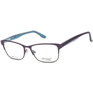 Emozioni Women's Eyeglasses - Full Rim Purple/Aqua Rectangular Frame | 4371 065Y 00