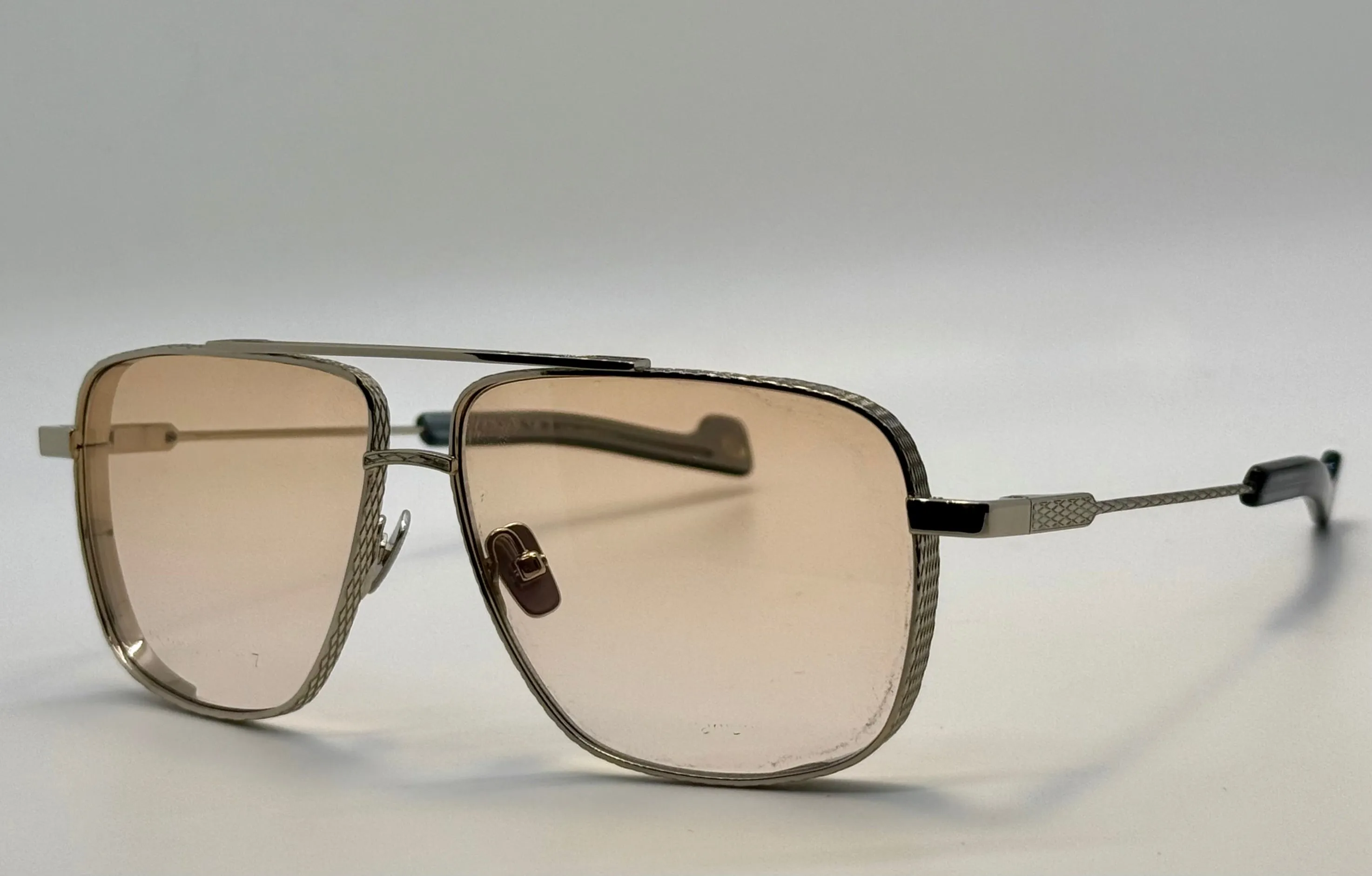 Entourage of 7 Los Angeles- KOTA Sunglasses - GOLD Titanium Frame with Custom Day/Night Lenses