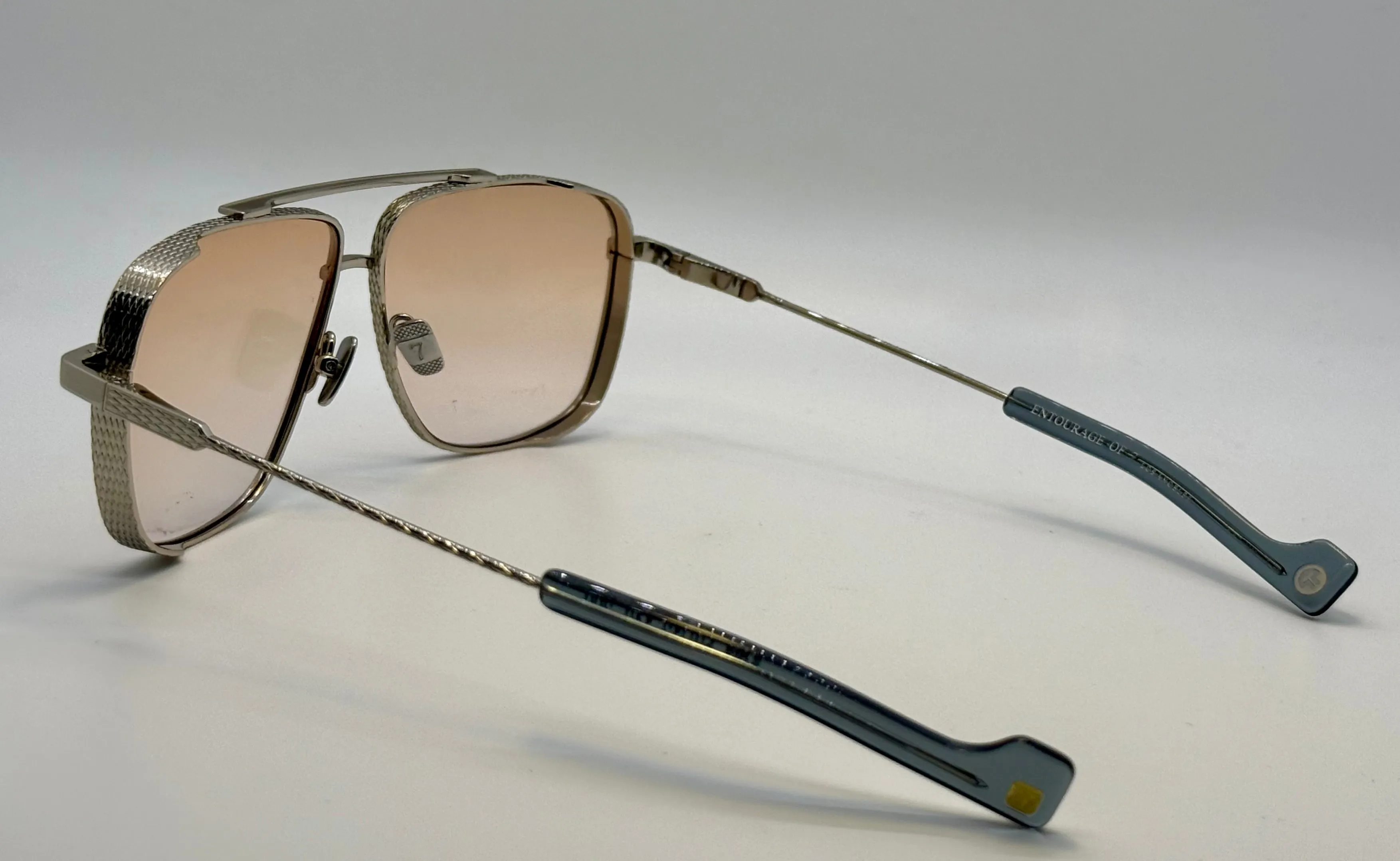 Entourage of 7 Los Angeles- KOTA Sunglasses - GOLD Titanium Frame with Custom Day/Night Lenses