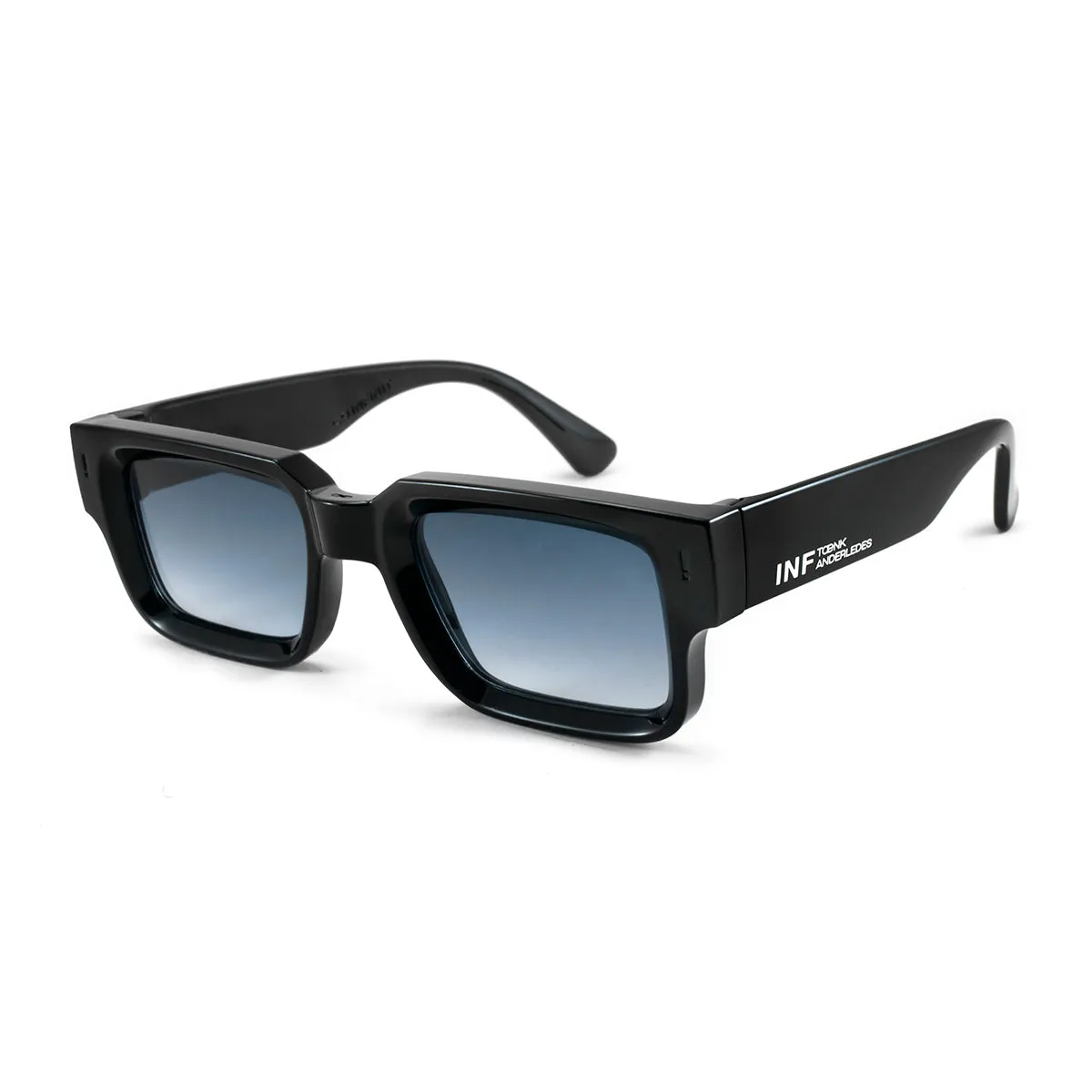 Exclamation - Black Shiny - Ocean Gradient Lens
