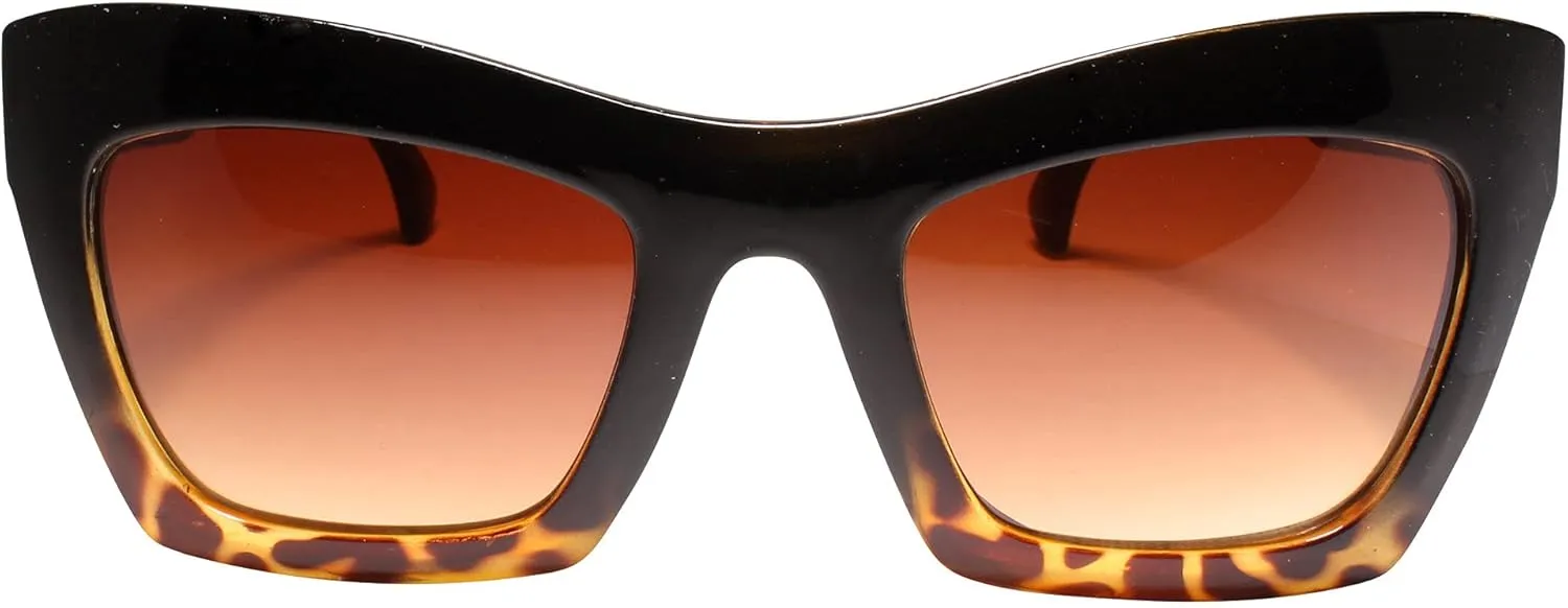 Exotic Vintage Retro Fashion Bold Oversized Womens Cat Eye Sunglasses