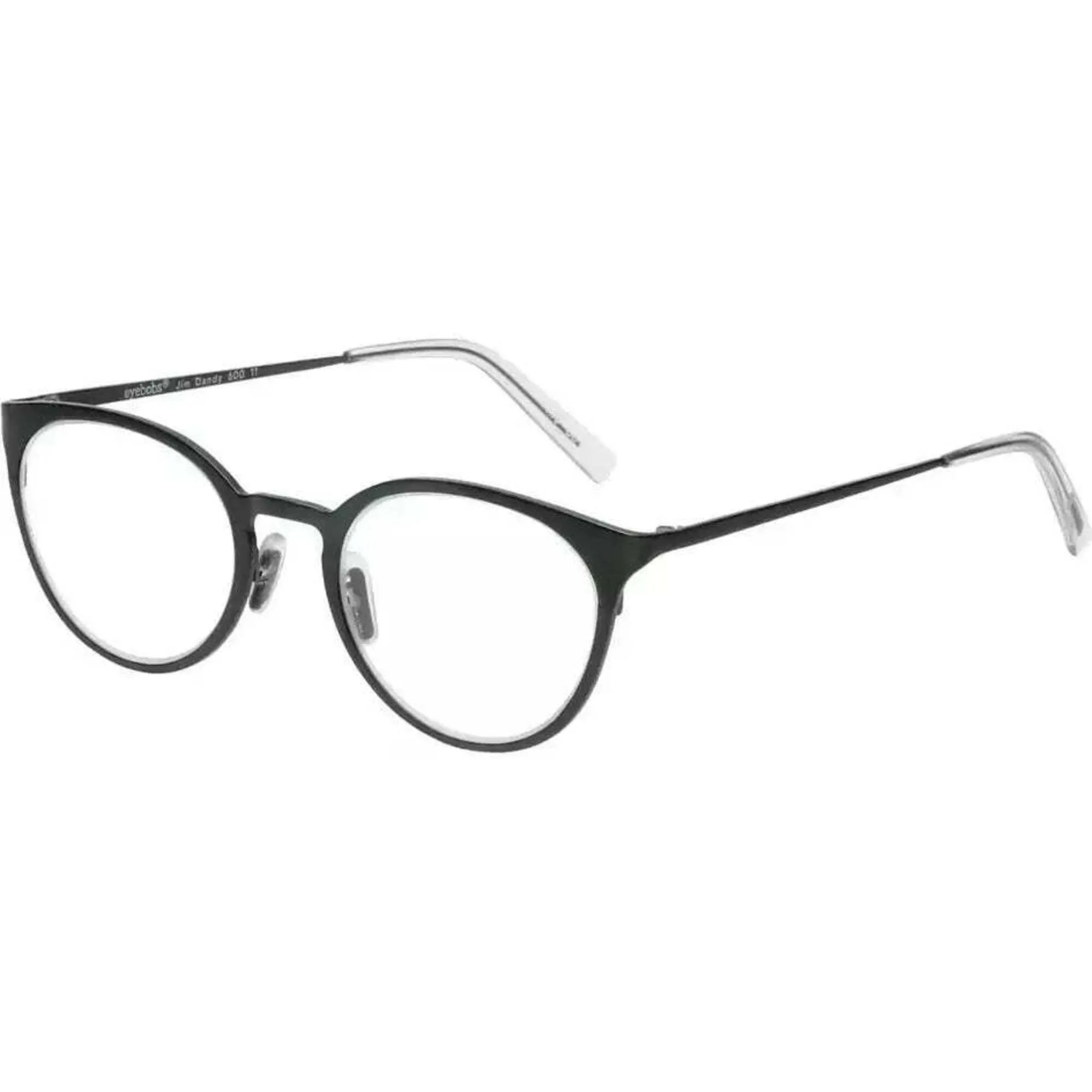 Eyebobs Unisex Reading Glasses - Dark Green Metal Frame,  1.25 | EYEBOBS 600 011