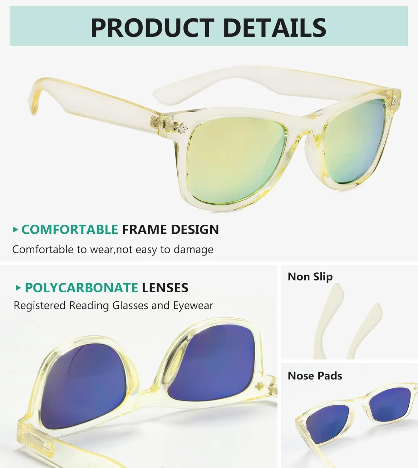 Eyekepper 10-Pack Classic Bifocal Sunglasses for Women Reading Sunglasses Ladies UV Protection  1.50