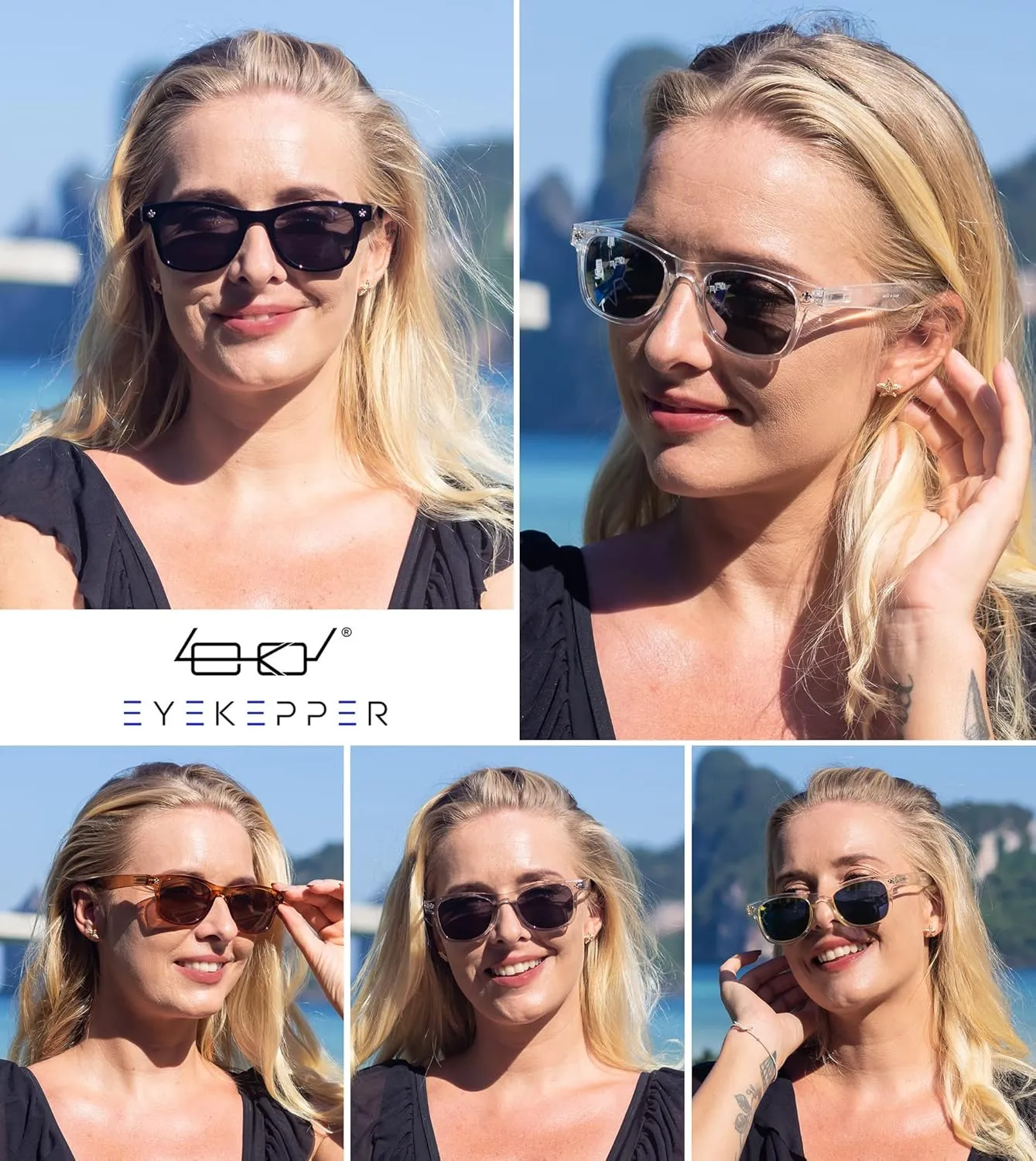 Eyekepper 10-Pack Classic Bifocal Sunglasses for Women Reading Sunglasses Ladies UV Protection  1.50