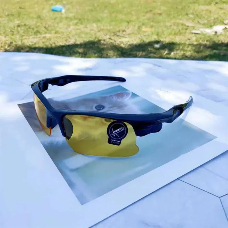 Eyewear Half Driving Frame Sun Men Women's Fashion Outdoor Square Designer Brand Night Sunglasses