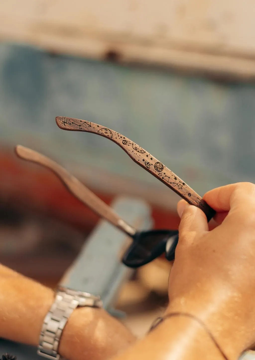 Eyewood | Engraved wooden sunglasses - Starlight