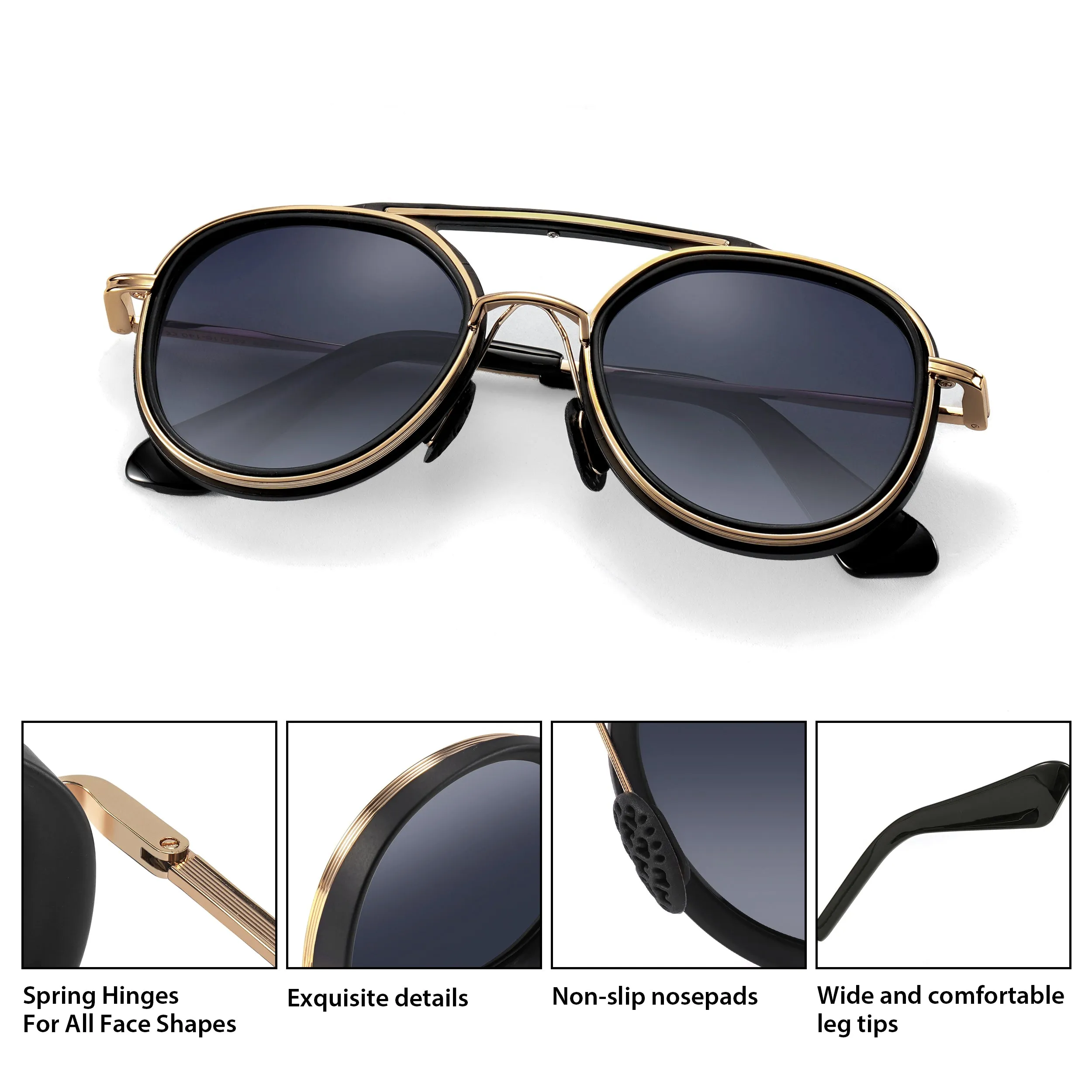 Fabian Steampunk Sunglasses