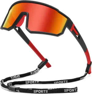 FAGUMA Kids Polarized Sports Sunglasses Youth Baseball Sunglasses Age 8-16 Boys Girls Softball Cycling UV400 Protection