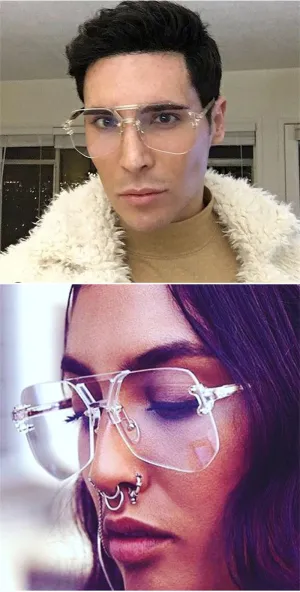 Fashion Big Frame Square Sunglasses