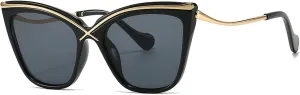 Fashion Cat Eye Sunglasses for Women Vintage Gradation Brown Green Shades Womne Luxury Sun Glasses UV400 Eyewear