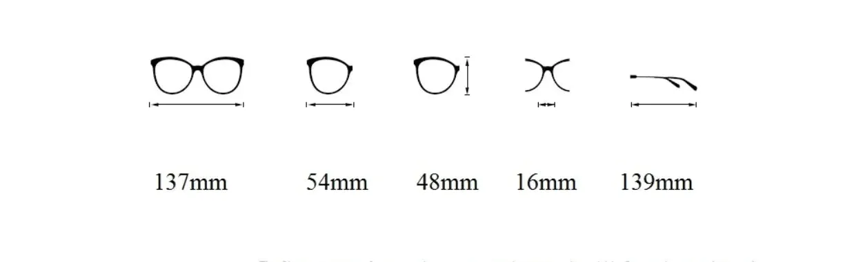 Fashion Cosmetic Eye Glasses