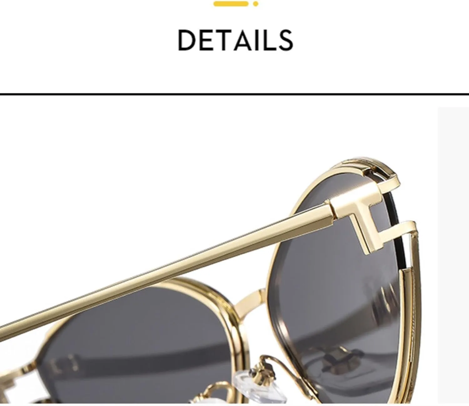 Fashion Luxury Cat Eye Metal Frame Sunglasses Women Senior Retro Travel Sunglasses Uv400