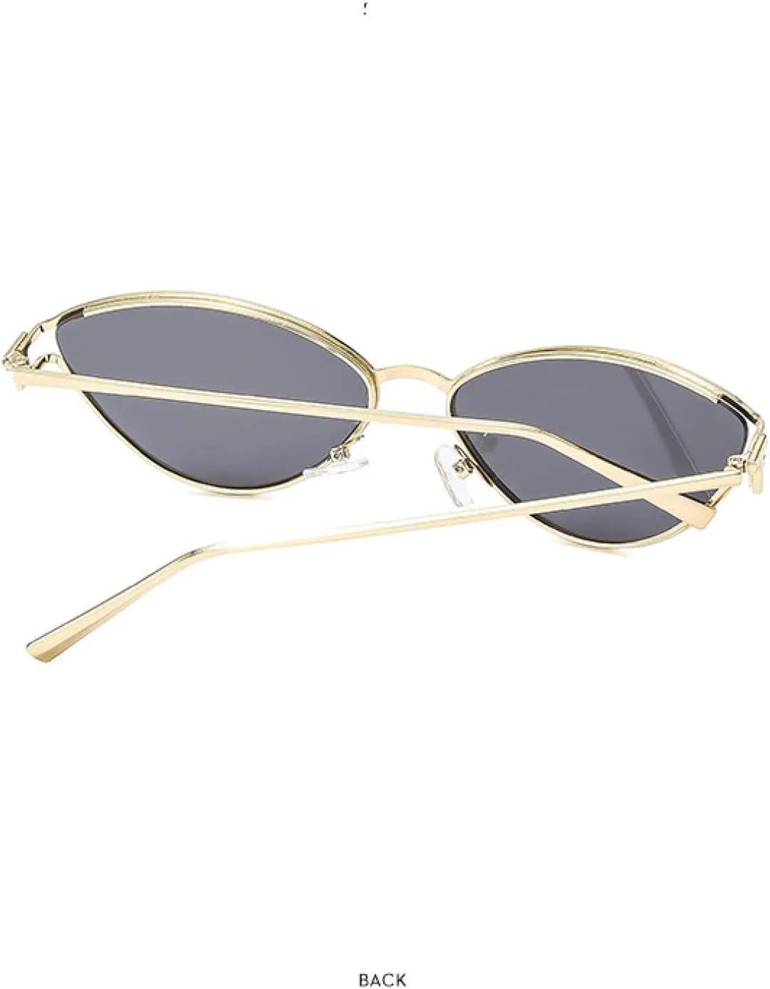 Fashion Luxury Cat Eye Metal Frame Sunglasses Women Senior Retro Travel Sunglasses Uv400