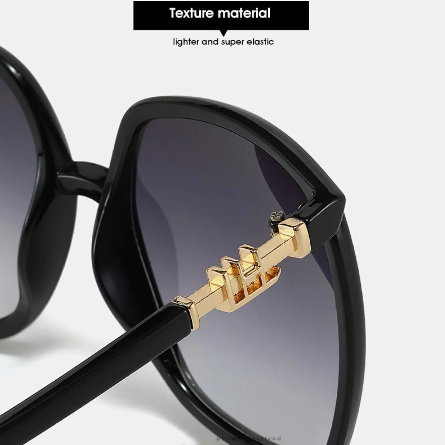 Fashion Oversized Sunglasses Vintage Big Frame Female Sun Glasses Luxury Shades
