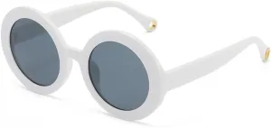 Fashion Round Frame Sunglasses Women Colorful Oval Sun Glasses Men UV400 Vintage Shades Sunglass